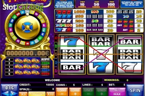 Οθόνη 1. Monte Carlo (NeoGames) Κουλοχέρης