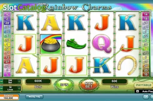 Οθόνη 3. Rainbow Charms Κουλοχέρης