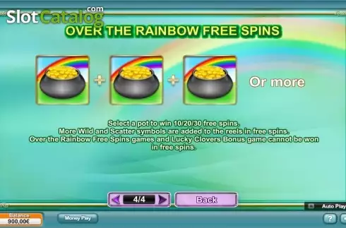 Πίνακας πληρωμών 4. Rainbow Charms Κουλοχέρης