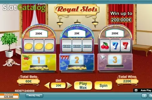 Οθόνη 3. Royal Slots Κουλοχέρης