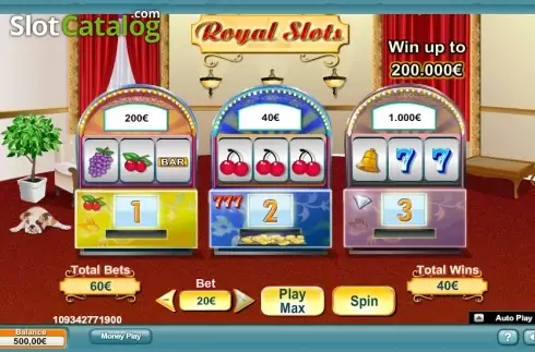 Οθόνη 6. Royal Slots Κουλοχέρης