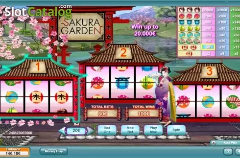 Οθόνη 2. Sakura Garden Κουλοχέρης