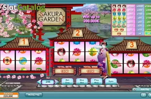 Οθόνη 5. Sakura Garden Κουλοχέρης