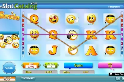 Οθόνη 1. S.M.I.L.E. (NeoGames) Κουλοχέρης