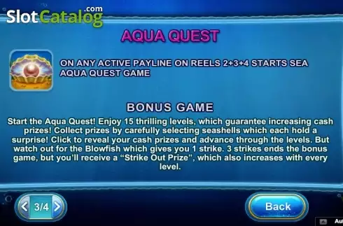 Πίνακας πληρωμών 3. Aqua Cash (NeoGames) Κουλοχέρης