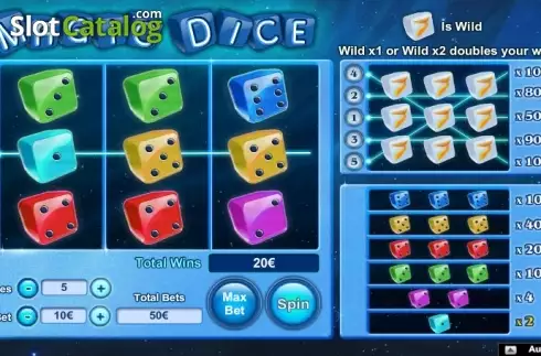 Οθόνη 2. Magic Dice (NeoGames) Κουλοχέρης