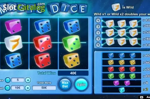Οθόνη 3. Magic Dice (NeoGames) Κουλοχέρης