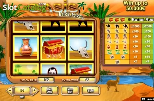 Οθόνη 2. Oasis Dreams (NeoGames) Κουλοχέρης