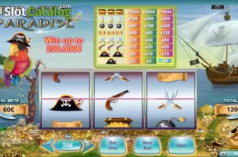 Οθόνη 4. Pirates Paradise (NeoGames) Κουλοχέρης