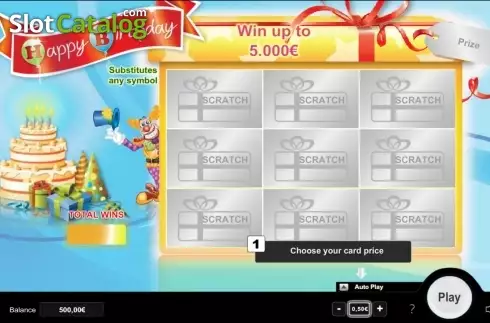 Οθόνη2. Happy Birthday (NeoGames) Κουλοχέρης 