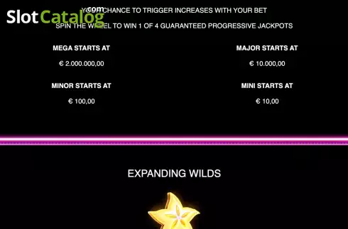 Οθόνη9. Starlite Fruits Mega Moolah Κουλοχέρης 
