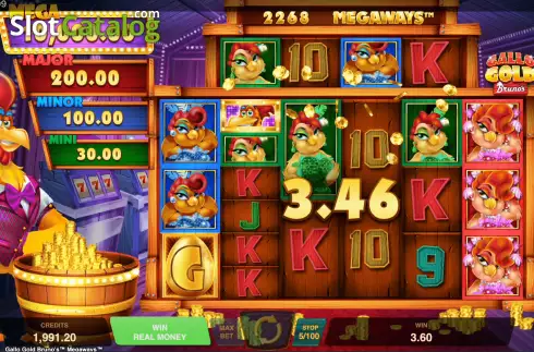 Οθόνη3. Gallo Gold Bruno's Megaways Κουλοχέρης 