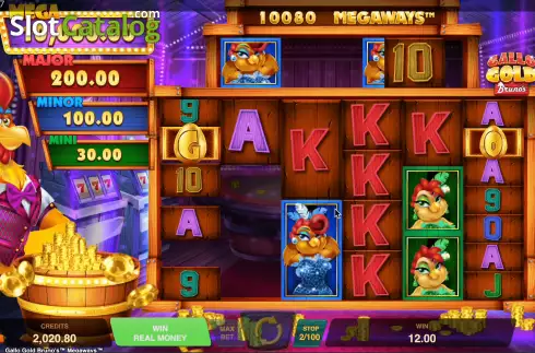 Οθόνη4. Gallo Gold Bruno's Megaways Κουλοχέρης 