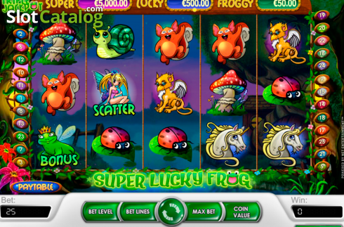 Οθόνη2. Super Lucky Frog (NetEnt) Κουλοχέρης