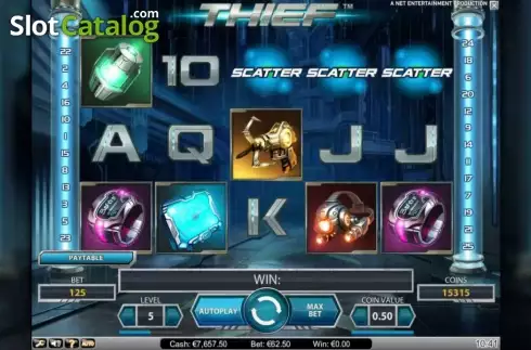 Οθόνη3. Thief (NetEnt) Κουλοχέρης