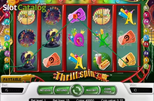 Οθόνη4. Thrill Spin Κουλοχέρης 