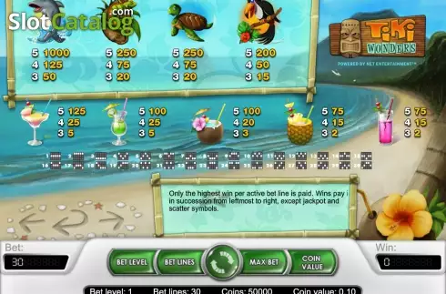 Οθόνη5. Tiki Wonders Κουλοχέρης 