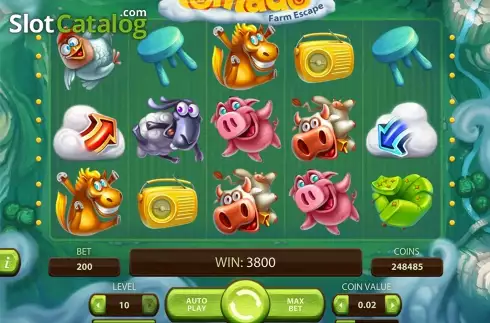 Οθόνη3. Tornado: Farm Escape Κουλοχέρης