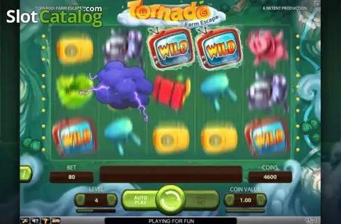 Οθόνη4. Tornado: Farm Escape Κουλοχέρης