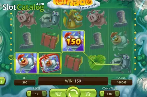 Οθόνη5. Tornado: Farm Escape Κουλοχέρης