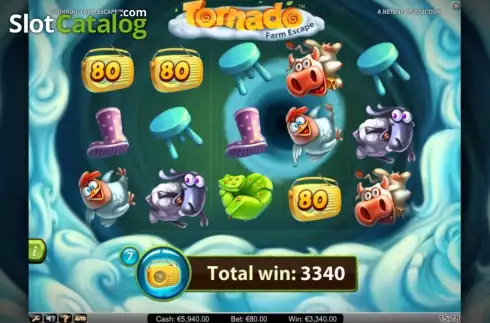 Οθόνη6. Tornado: Farm Escape Κουλοχέρης