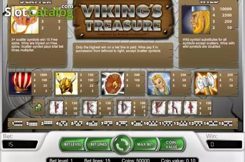 Οθόνη5. Vikings Treasure Κουλοχέρης