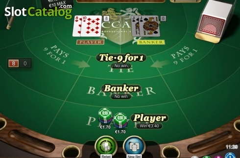 Οθόνη5. Baccarat Professional Series Low Limit Κουλοχέρης