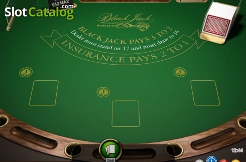 Οθόνη2. Blackjack Professional Series Κουλοχέρης