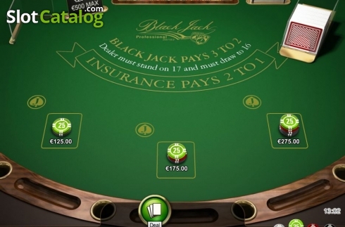 Οθόνη3. Blackjack Professional Series High Limit Κουλοχέρης