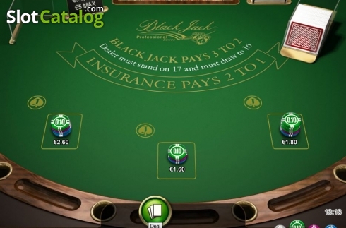 Οθόνη3. Blackjack Professional Series Low Limit Κουλοχέρης