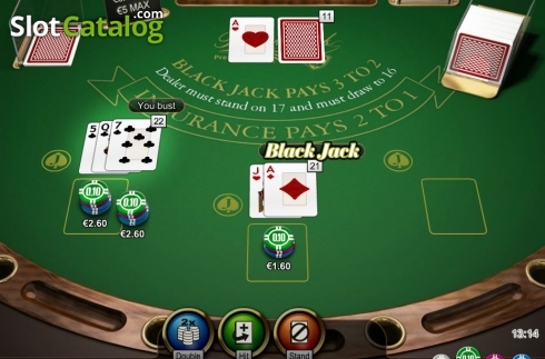 Οθόνη5. Blackjack Professional Series Low Limit Κουλοχέρης