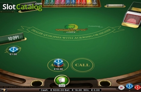 Οθόνη3. Caribbean Stud Professional Series Κουλοχέρης