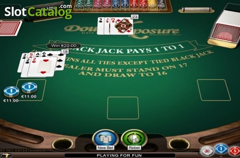 Οθόνη6. Double Exposure Blackjack Professional Series Κουλοχέρης 