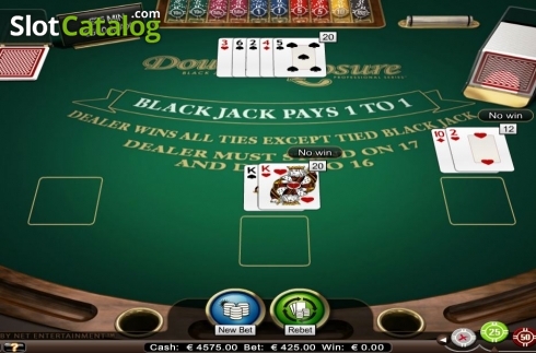 Οθόνη5. Double Exposure Blackjack Professional Series High Limit Κουλοχέρης