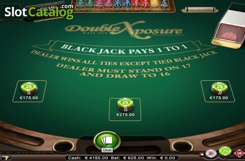 Οθόνη7. Double Exposure Blackjack Professional Series High Limit Κουλοχέρης