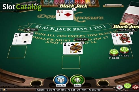 Οθόνη8. Double Exposure Blackjack Professional Series High Limit Κουλοχέρης