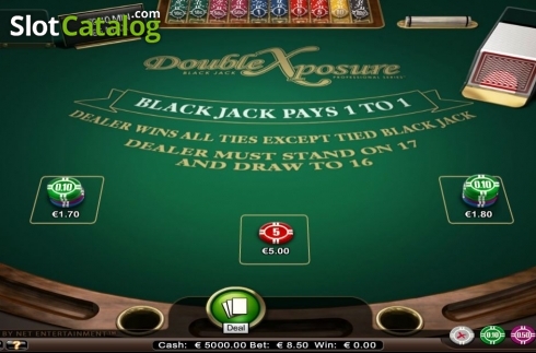Οθόνη3. Double Exposure Blackjack Professional Series Low Limit Κουλοχέρης