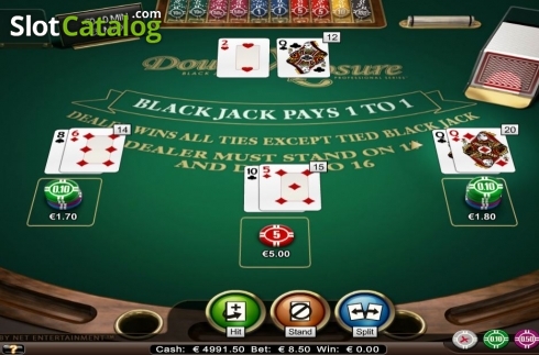 Οθόνη4. Double Exposure Blackjack Professional Series Low Limit Κουλοχέρης