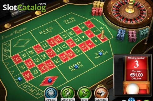 Οθόνη4. French Roulette (NetEnt) Κουλοχέρης