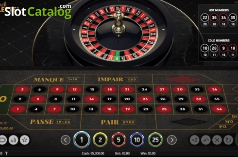 Οθόνη2. French Roulette VIP Limit Κουλοχέρης