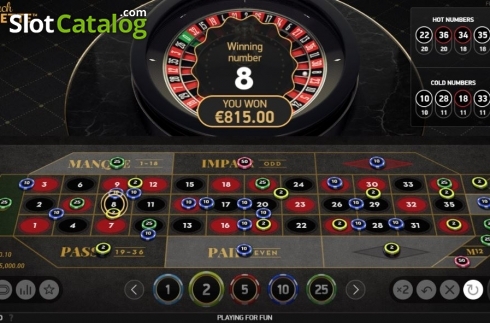 Οθόνη5. French Roulette VIP Limit Κουλοχέρης