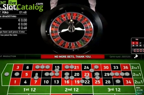Οθόνη2. Italian Roulette Live Casino (NetEnt) Κουλοχέρης