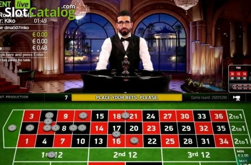 Οθόνη3. Italian Roulette Live Casino (NetEnt) Κουλοχέρης