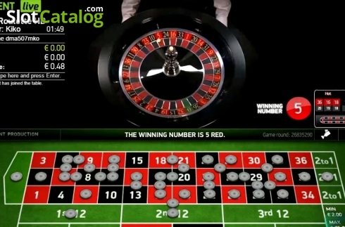 Οθόνη4. Italian Roulette Live Casino (NetEnt) Κουλοχέρης