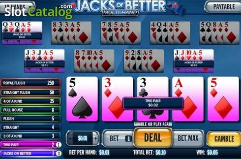 Οθόνη2. Jacks or Better MH (NetEnt) Κουλοχέρης 