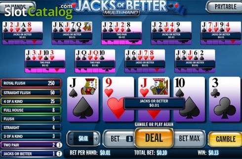 Οθόνη3. Jacks or Better MH (NetEnt) Κουλοχέρης 