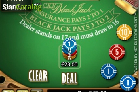 Οθόνη3. Mini Blackjack (NetEnt) Κουλοχέρης