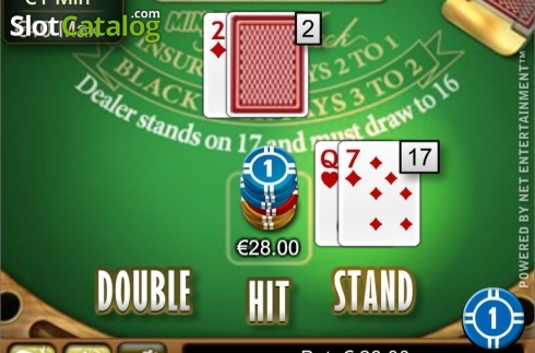 Οθόνη4. Mini Blackjack (NetEnt) Κουλοχέρης