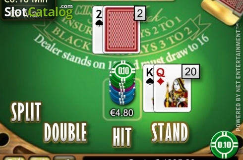 Οθόνη3. Mini Blackjack Low Limit Κουλοχέρης