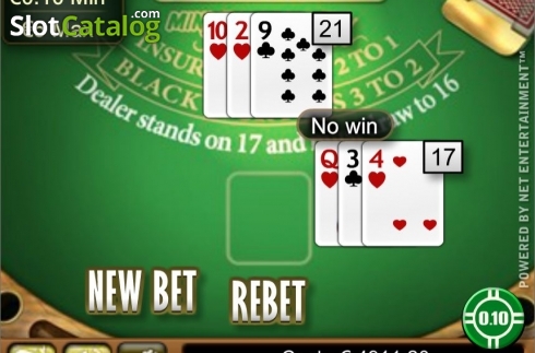 Οθόνη5. Mini Blackjack Low Limit Κουλοχέρης